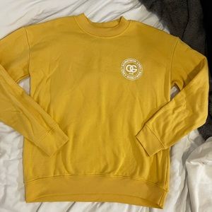 Obey crewneck - mustard yellow